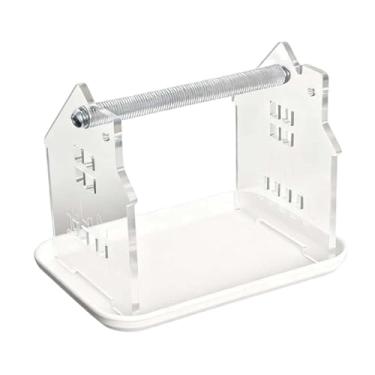 Imagem de Ｂｅｓｇａ Poleiro de mesa para pássaros com bandeja de descarte, suporte de treinamento para araras, calopsitas e pássaros de pequeno e médio porte. Acessórios, Branco