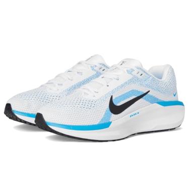 Imagem de Nike Tênis de corrida masculino Winflo 11 Road, Herói branco/preto/azul, 11.5 X-Wide