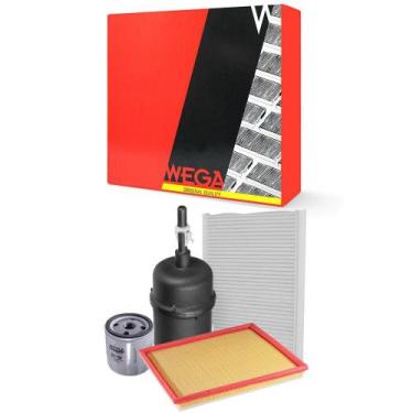 Imagem de Kit Troca De Filtros Ford Ka 1.6 8v Flex 2008 A 2013 Wega