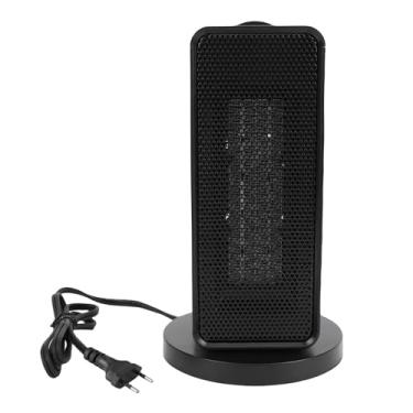 Imagem de Naroote Aquecedor de Espaço Pequeno 1200W PTC Aquecimento Cerâmico Silencioso Com 3 Configurações Ajustáveis ​​Termostato Aquecedor Elétrico Portátil Ventilador Com Proteção contra (Plugue UE 220 V)