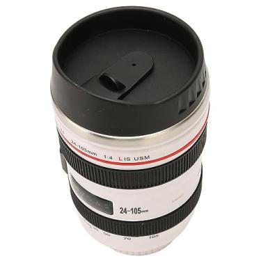 Imagem de RiToEasysports Caneca de café Com Lente de Câmera, Copo Isolado de Aço Inoxidável para Fotógrafos, Formato Criativo de Lente de Câmera, 12 Horas Quente ou Frio, Design Adequado para Viagens para (#12)