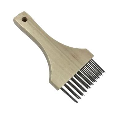 Imagem de Fenteer Amaciador de Carne Manual, Utensílio de Cozinha Prático, Amolecedor de Carne, Socador, Branco, Tamanho real