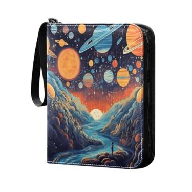 Imagem de Wassud O universo de fichário de 4 bolsos comporta 400 cartões padrão, álbum TCG CCG MTG à prova d'água, presentes para colecionadores, meninos e meninas