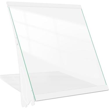 Imagem de Substituição de prateleira de vidro para geladeira DA97-20044A atualizada compatível com a parte de prateleira de vidro da geladeira Samsung para peças de prateleiras esquerdas de geladeira