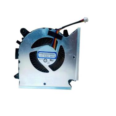 Imagem de Ventoinha e dissipador de calor para CPU/GPU de laptop para MSI GF65 10SDR 10SD 10SCSXR 10UE 10SE 10SER PABD08008SH N413 PAAD06015SL N433 E322500540A (novo)