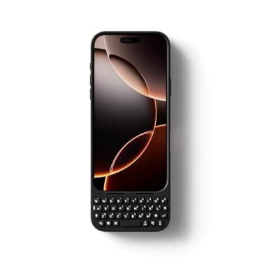 Imagem de Akko Teclado MetaKey para iPhone 16 Pro Max Maximize Screen Space Keyboard Case para digitação precisa, preto espacial