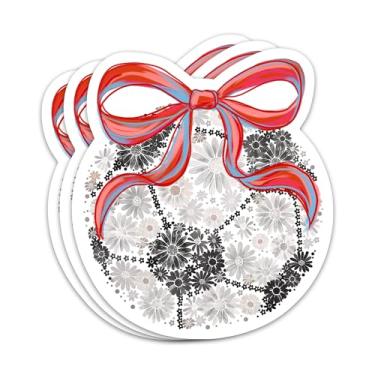 Imagem de Adesivo de futebol com arco floral, 3 peças, bola esportiva, jogadores, amantes do dia do jogo, adesivos de vinil à prova d'água para garrafa de água, capacete, laptop, diário, decalques presentes