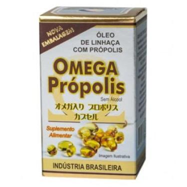 Imagem de Omega propolis 100 caps moles - apis brasil - Apis-Brasil