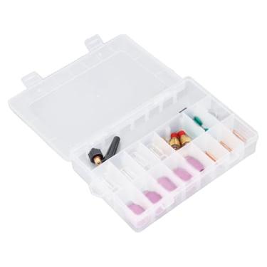 Imagem de Sanpyl Conjunto de Consumíveis de Tocha de Soldagem TIG de Longa Duração para WP9 20 25 Kit de Tocha de Soldagem TIG para Fabricação de Metal Conjunto de 37 Peças