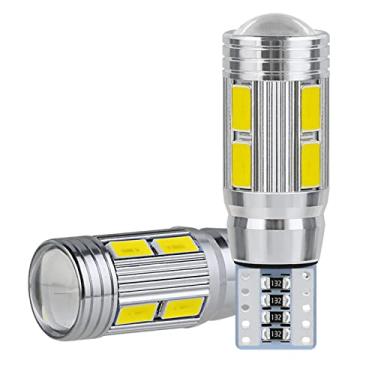 Imagem de Akozon Lâmpada LED para Carro T10 5730 5630 10SMD Super Brilhante para Leitura da Lâmpada da Placa de Licença (AkozoncVuMkXx1-11)