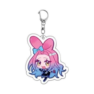 Imagem de Chaveiro De Coração Alienígena Kawaii Em Acrílico, Pingente Decorativo