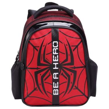 Imagem de Mochila de Costas Infantil Personagem Aranha para Material Escolar Cad