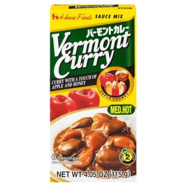 Imagem de Curry Tablete Medium Medio House Vermont 115g