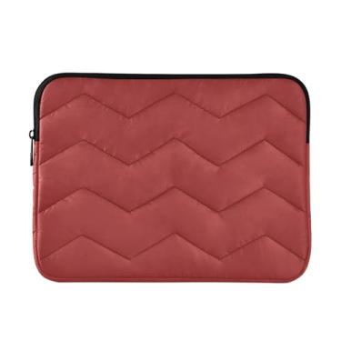 Imagem de Bolsa marrom fina e leve para laptop, capa de transporte durável para tablet de viagem e trabalho, capa para laptop para homens e mulheres, de 13 a 14 polegadas
