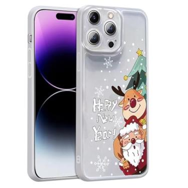 Imagem de Capa para iPhone 15 Pro Max, projetada para iPhone 15 Pro Max com lente traseira completa da câmera, [bordas levantadas salvaguardam câmera e tela] Proteção de nível militar, de Feliz