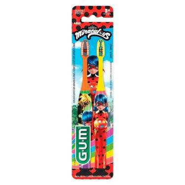 Imagem de Escova Dental Infantil Miraculous Gum com 2 unidades