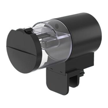 Imagem de Alimentador de Peixes | 100ml Alimentado a Bateria com Temporizador - Com Temporizador e Dispensador Automático - para Alimentar Betta Camarão Aquário Pequeno com Alimento em Grãos Casa Viagem