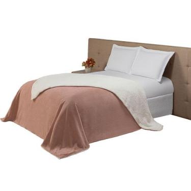 Imagem de Cobertor Manta Sherpa Queen Dupla Face New York - RT MAGAZINE, Rosê