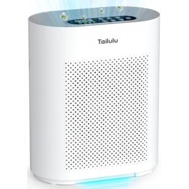 Imagem de Tailulu Purificadores De Ar Para Casa, Sala Grande De Até 1800 Pés², Sensor De Qualidade Do Ar Pm2.5, Modo Inteligente, Modo De Suspensão De 20 Db E Luz Noturna, Filtro Hepa H14, Purificadores De Ar