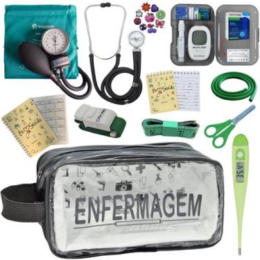 Imagem de Kit Enfermagem Completo Top + Medidor Glicose  - PREMIUM, P.A. Med, IN
