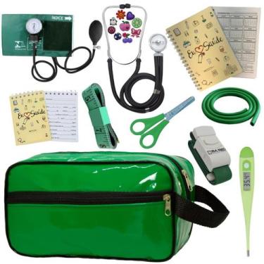 Imagem de Kit Enfermagem Profissional Glicose Estagio Saude Completo - PREMIUM, 