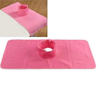 Imagem de Dioche Toalha de Massagem Spa Reutilizável Lavável Macio Respirável Lençol de Salão de Beleza para Cuidados Com a Pele Massagem Facial 35 X 90 Cm Branco Rosa Amarelo Roxo café Escuro (Rosa)