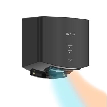 Imagem de HANFINDA Secador de mãos de banheiro comercial preto