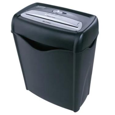 Imagem de Fragmentadora Aurora Corte em Tiras 6mm - 10 Folhas, Cartão, Grampo Pequeno, Cesto com 13,2L - 110V AS1060SB.