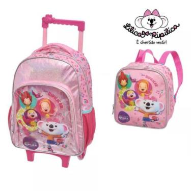 Imagem de Kit de Mochila de Rodinha Lilica Ripilica mais Lancheira Coleção 2024 