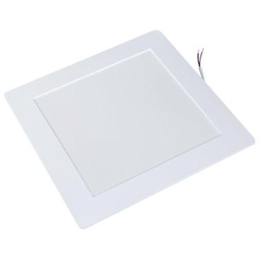 Imagem de Plafon Branco Quadrado de Embutir em LED 18W 4000K (520,0046) - Noll L