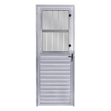 Imagem de Porta Postigo Esquerda Vidro Mini Boreal 210x90cm Ecosul Esquadrisul