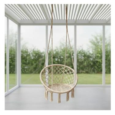 Imagem de Cadeira De Balanço Suspensa Rede Teto Sacada Varanda Luxo