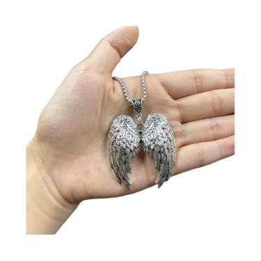 Imagem de Colar Com Pingente De Espada E Asas De Anjo Gótico Y2K Criativo Para U