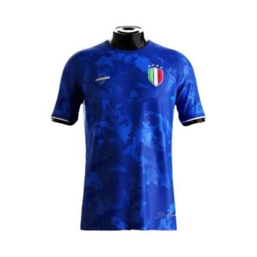 Imagem de Camisa De Futebol 3D Impressa Para Homens E Mulheres Vermelha Profunda