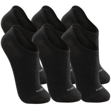 Imagem de Kit 3 Pares Meia Soquete Adulto Lupo Sport, 03270, Branco, Cinza, Pret