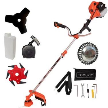 Imagem de Roçadeira A Gasolina 65CC Cabo Bipartida Com Acessórios - Knakasaki