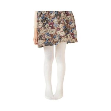 Imagem de Meias-calças De Algodão Para Meninas De 0 a 12 Anos Com Laço, Meias-ca