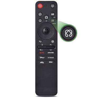 Imagem de Controle remoto AI Magic para LG Smart TV, controle de substituição para modelos LG 2019-2025, incluindo OLED, QNED, UHD, LED, LCD, 4K, 8K, para AN-MR25GA/MR24GA/MR23GA/MR22GA/MR21GA/MR20GA/MR19BA