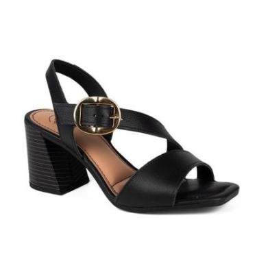 Imagem de Sandália Dakota Em Couro de Salto Bloco Feminina DB162-Feminino