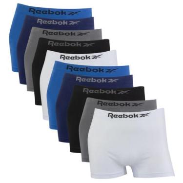 Imagem de Kit 10 Cuecas Reebok Boxer Classic Microfibra Sortido, G, Sortido