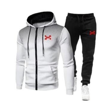 Imagem de Conjunto De Treino Masculino De Inverno 2025: Moletom Moderno E Calça 