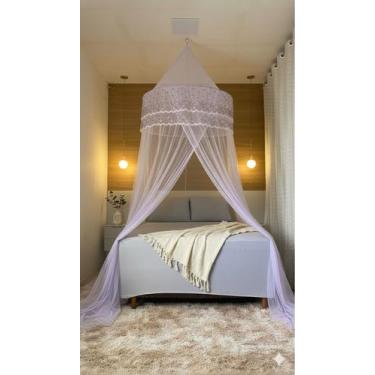 Imagem de Mosquiteiro Teto Casal Gigante Box queen Super King Com Abertura Lat 1