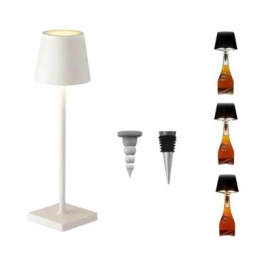 Imagem de Luminária De Mesa LED Recarregável À Prova d'Água Com Controle Por Toq