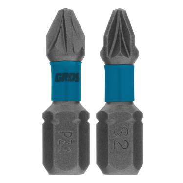 Imagem de Bit Torção Pz2 25mm Gross 1147855 2 Pcs Impacto