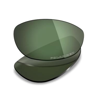 Imagem de Mryok Lentes de reposição polarizadas Plus para óculos de sol Oakley Fives 1.0, HD Polarized, proteção UV, resistente a impactos e ajuste perfeito - Cinza verde