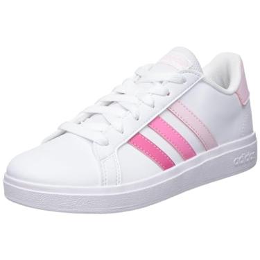 Imagem de Tenis Adidas Grand Court Feminino - Branco e Rosa