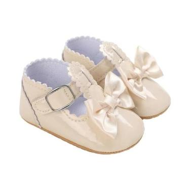 Imagem de Sapatos Casuais Antiderrapantes De Borracha Com Sola Plana Para Bebês 