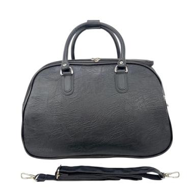 Imagem de Mala Bolsa De Viagem Bordo Avião Treino Multiuso Resistente Impermeável (Preto)