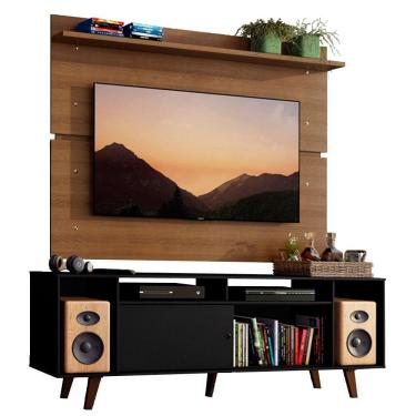 Imagem de Rack Madesa Cancun com Pés e Painel para Tv Até 65 Polegadas