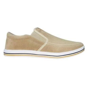 Imagem de Sapatênis Slip On Casual de Camurça Masculino BR Sport 2273.200 Bege-Masculino